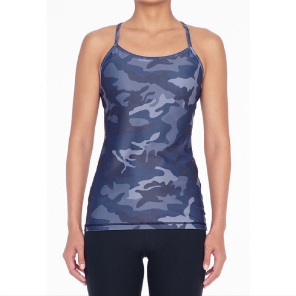 WITH Women's Support Tank Urban Camo Blue - Size S